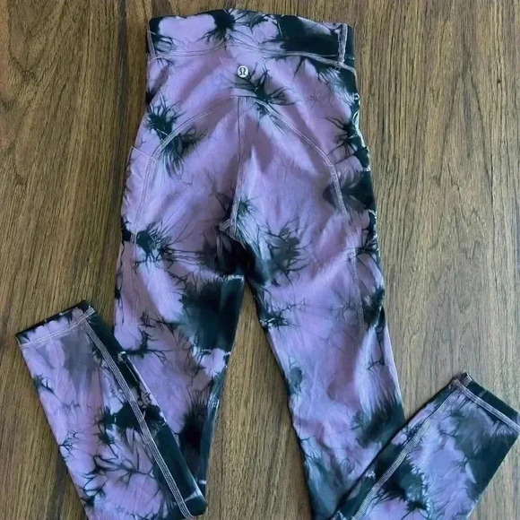 Lululemon Power Through High Rise Tights-Sz 2 - Picture 3 of 5